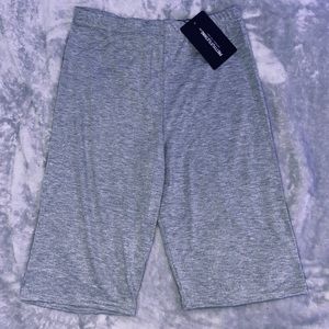 Grey PrettyLittleThing Biker Shorts